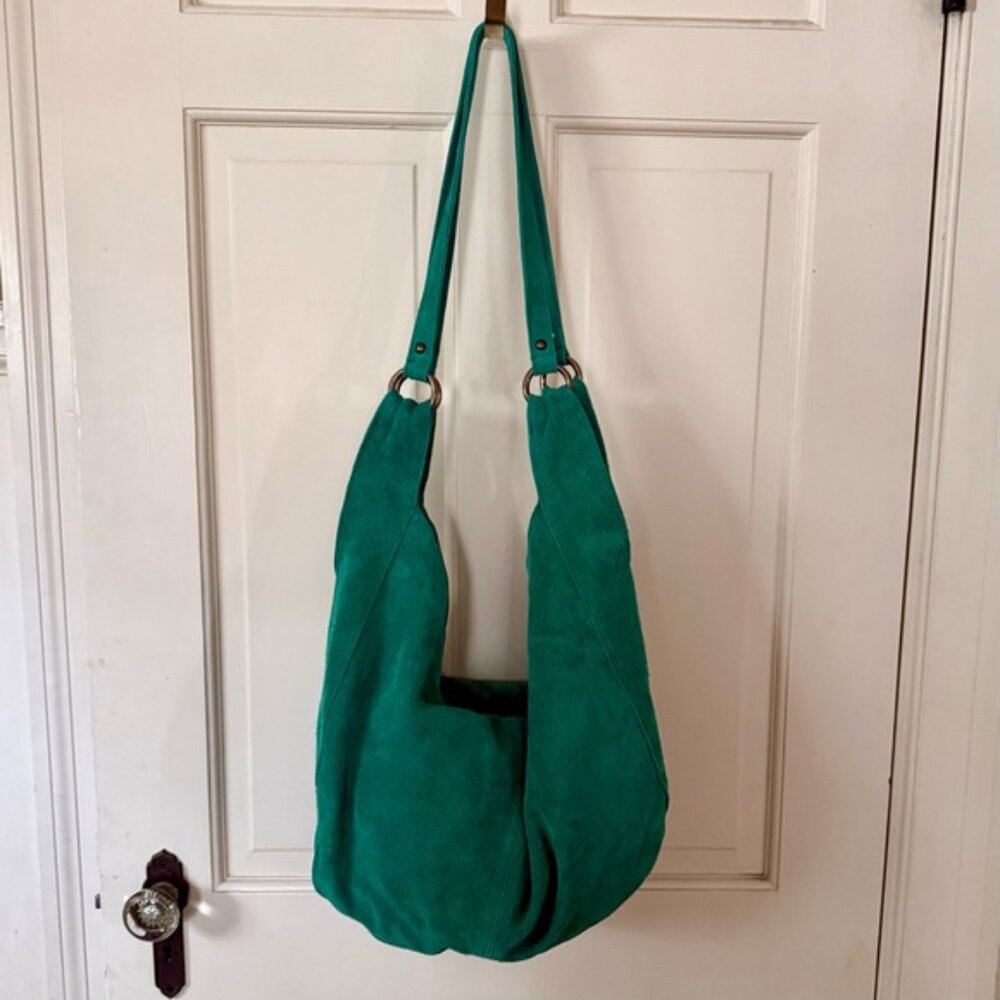 Free People Roma Suede Tote Bag NWOT